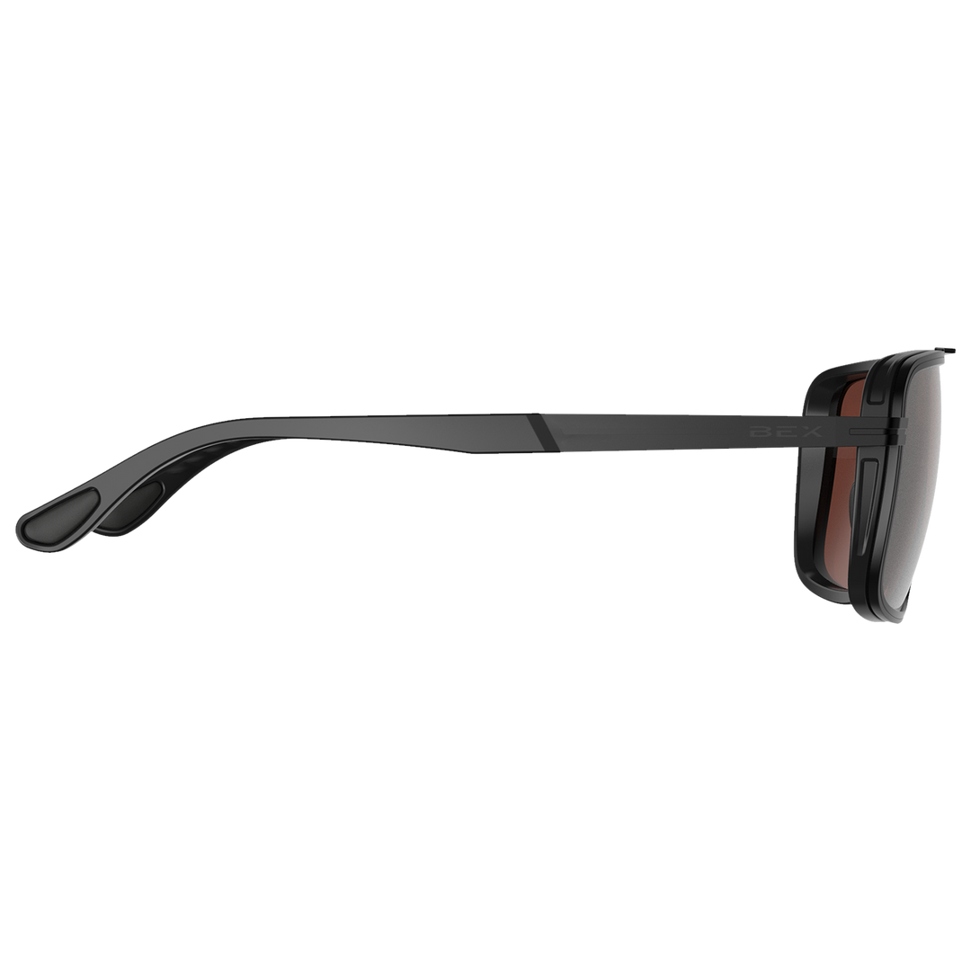 Sunglasses Dusk S144BKBRSL Black Brown Silver#color_black-brown-silver