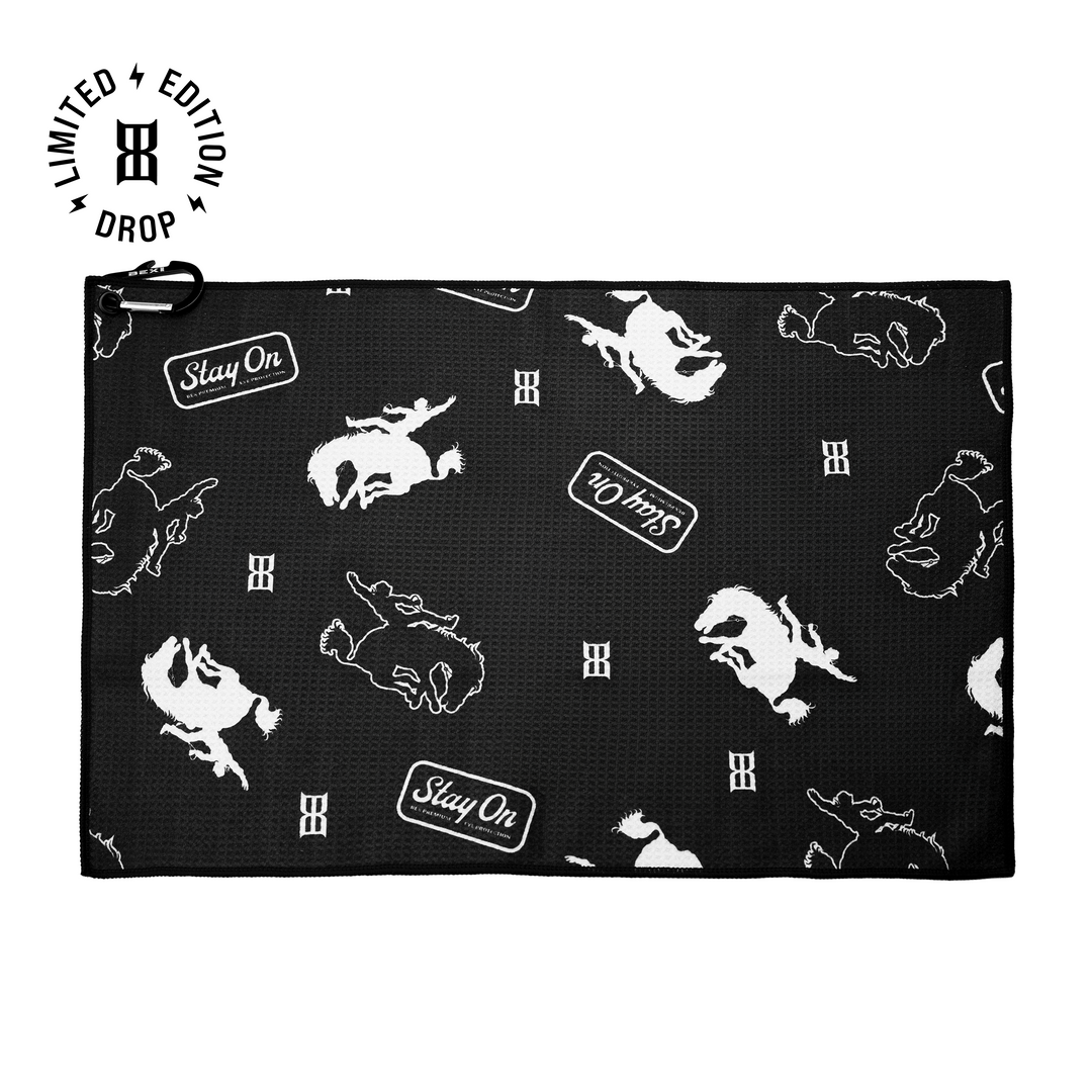 BUCKIN' GOLF WAFFLE WEAVE TOWEL [LIMITED EDITION]