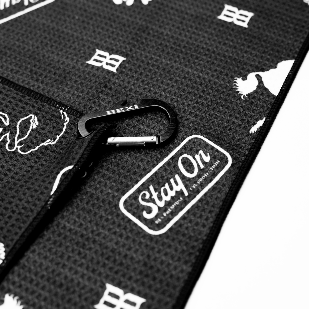 BUCKIN' GOLF WAFFLE WEAVE TOWEL [LIMITED EDITION]