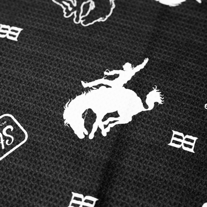 BUCKIN' GOLF WAFFLE WEAVE TOWEL [LIMITED EDITION]