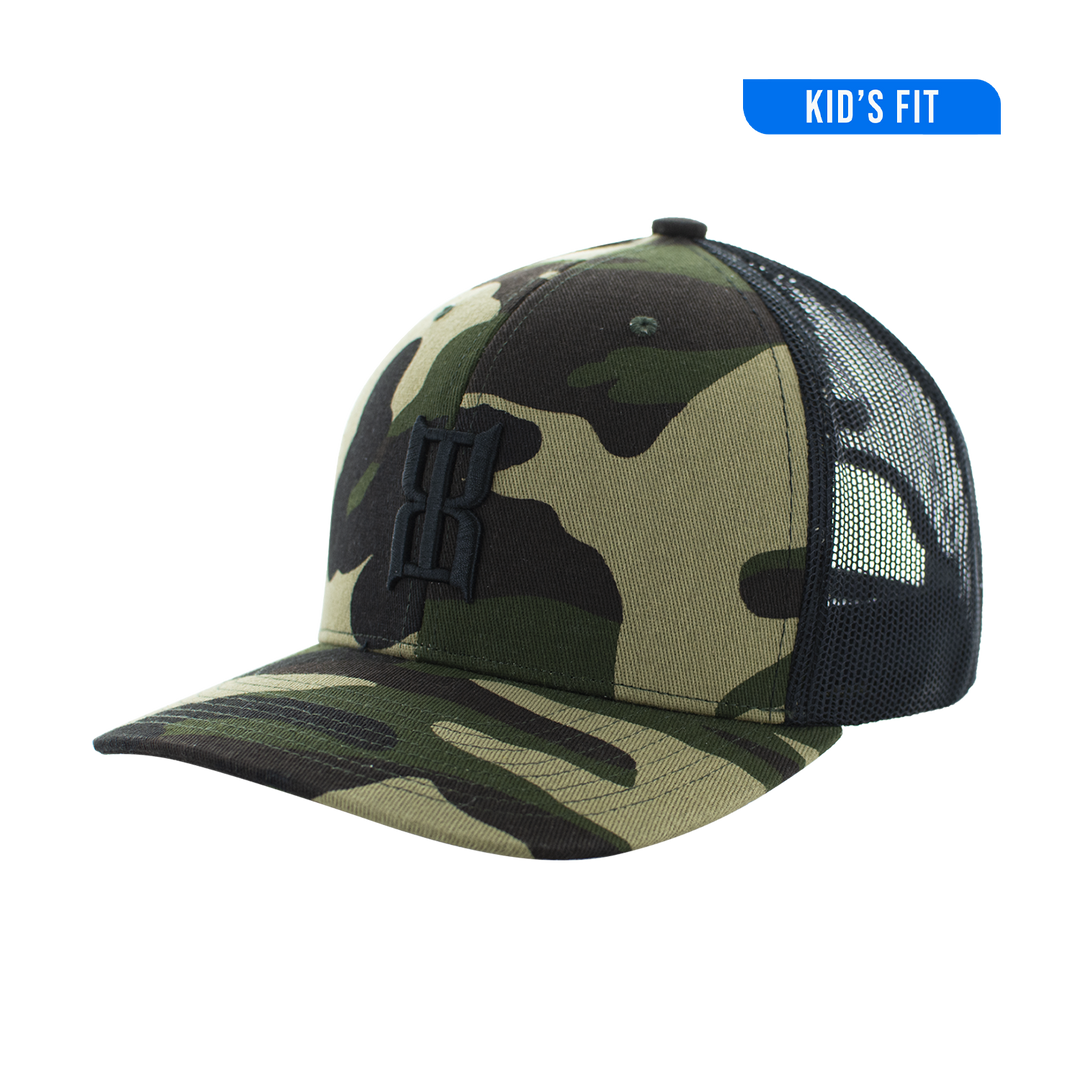 Camouflage caps for kids shop