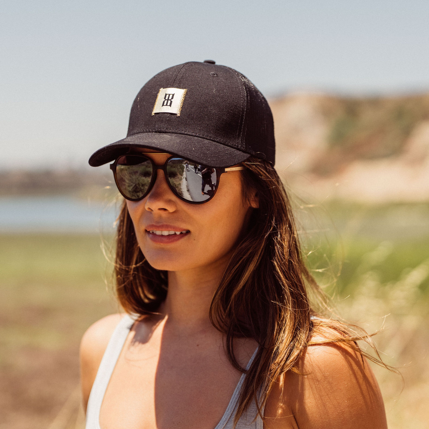 Bex Cap Fleck Black