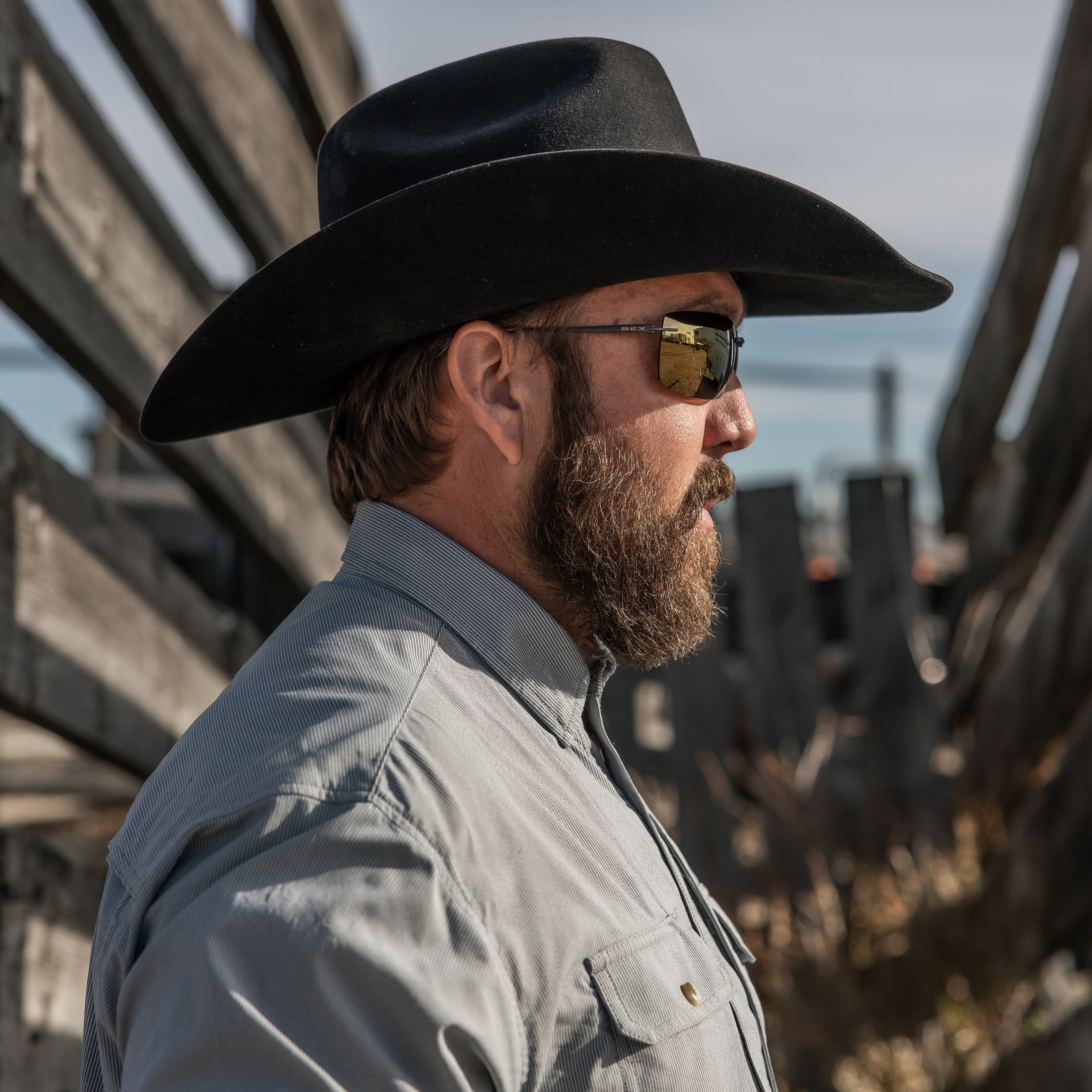 BEX XL Polarized Rimless Sunglasses – BEX® Sunglasses