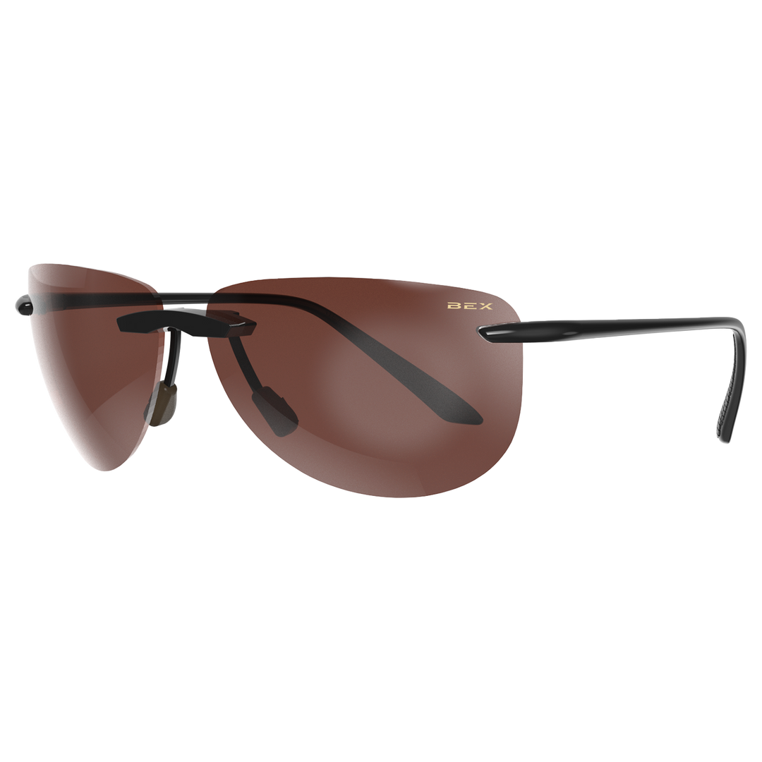 Sunglasses Austyn S71BBS Black Brown Silver#color_black-brown-silver