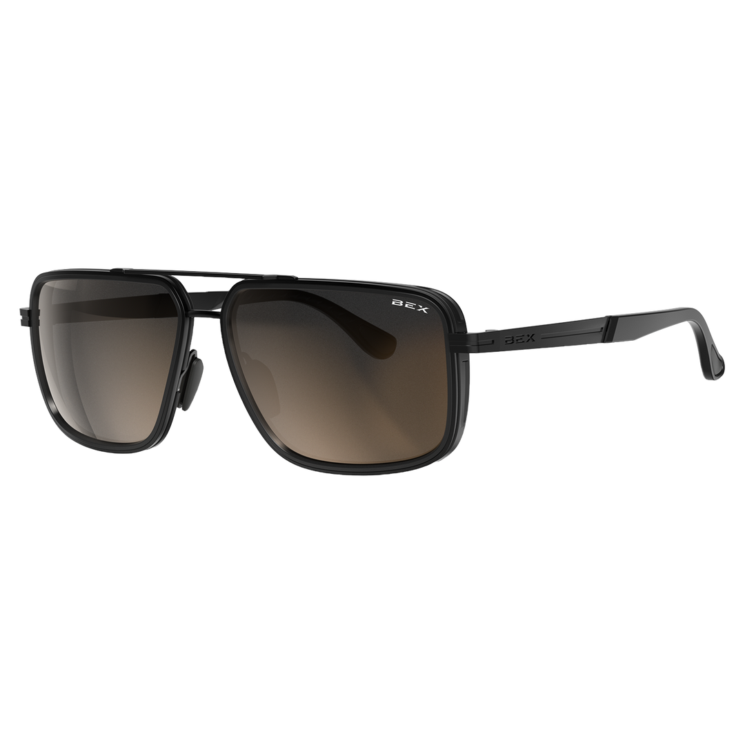 Sunglasses Dusk S144BKBRSL Black Brown Silver#color_black-brown-silver