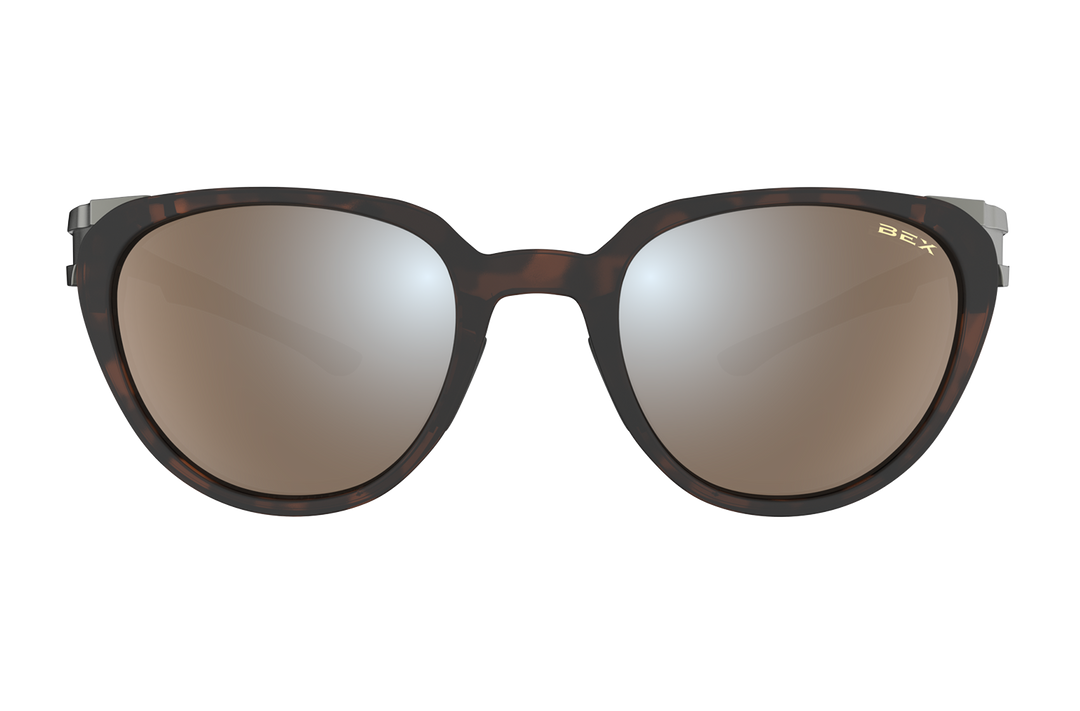 Sunglasses Lind S119TBBS Tortoise Brown Brown Silver Flash 1