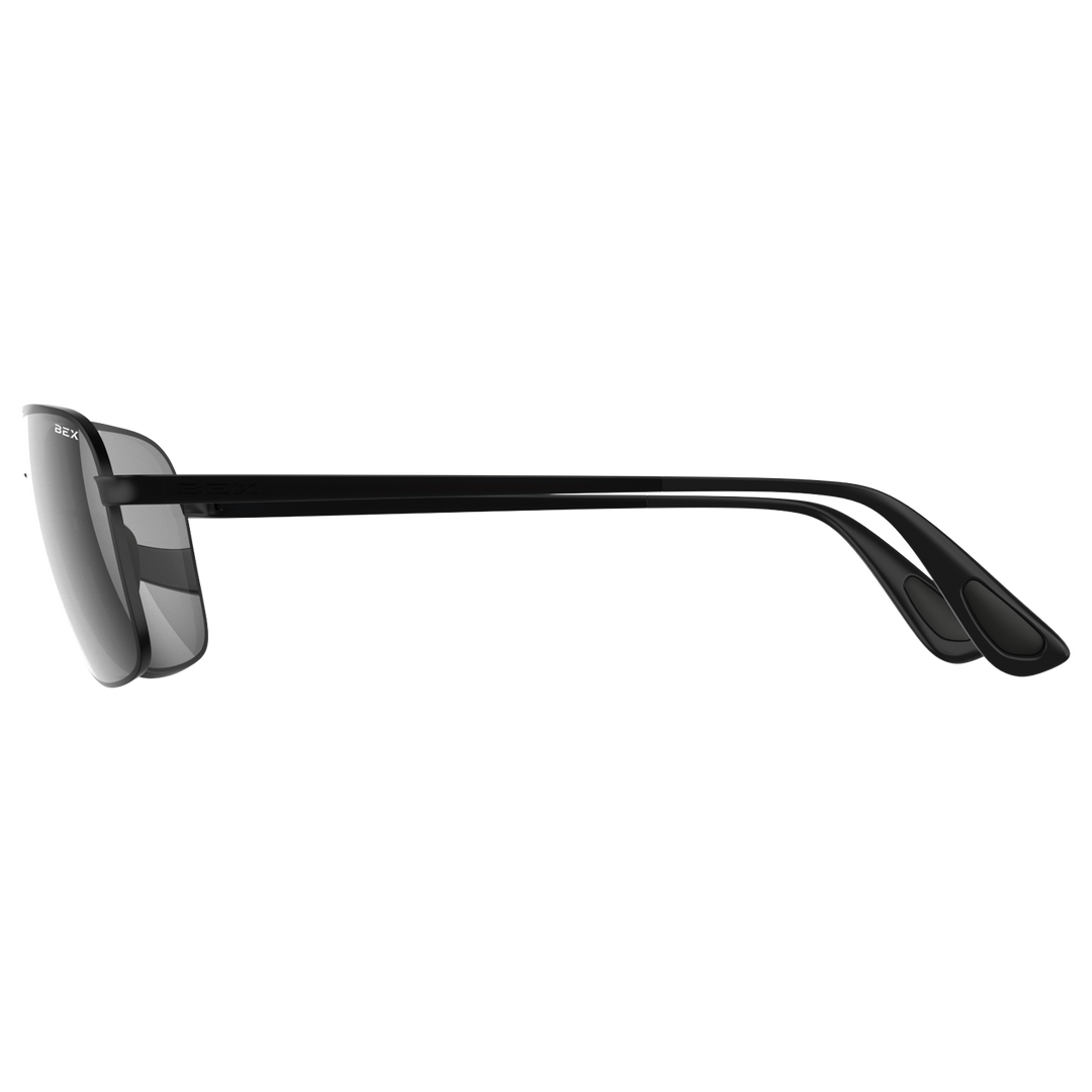 Sunglasses Mach S115MBGS Matte Black Gray Silver#color_matte-black-gray-silver