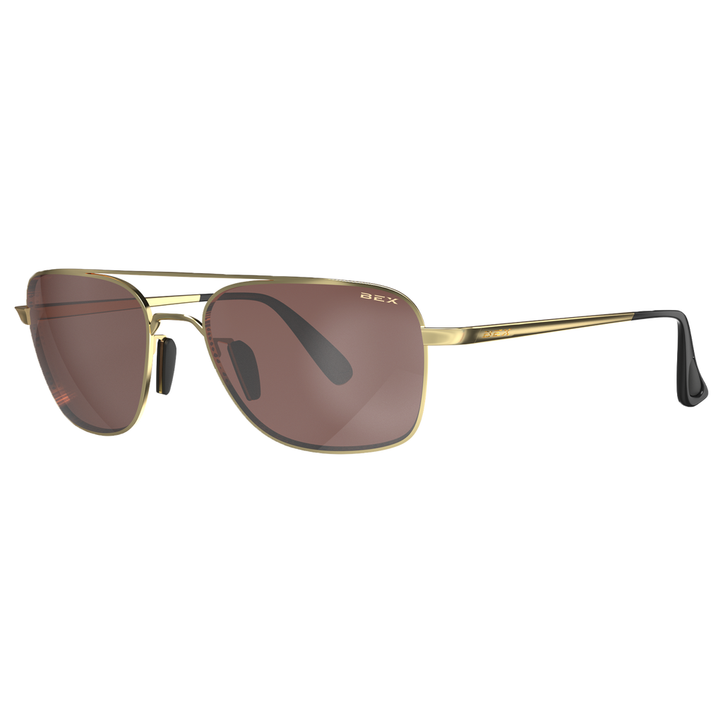 Sunglasses Mach S115MGB Matte Gold Brown 1