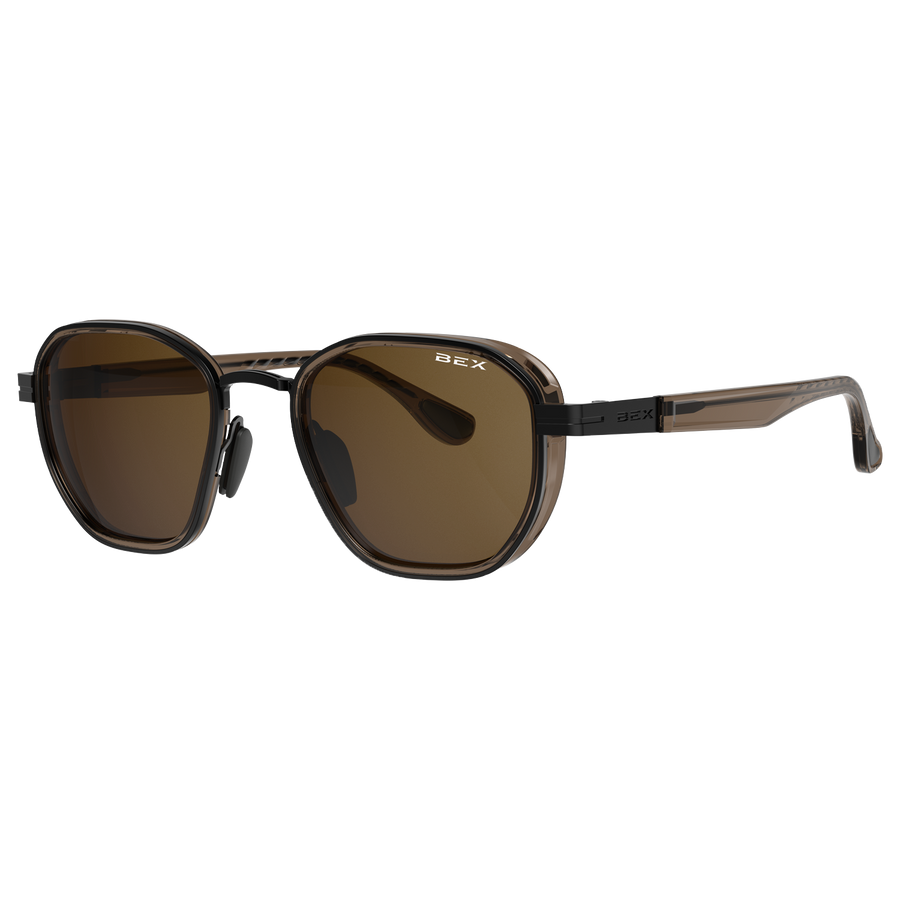 BEX Sunglasses Davis- Black/Brown/Silver