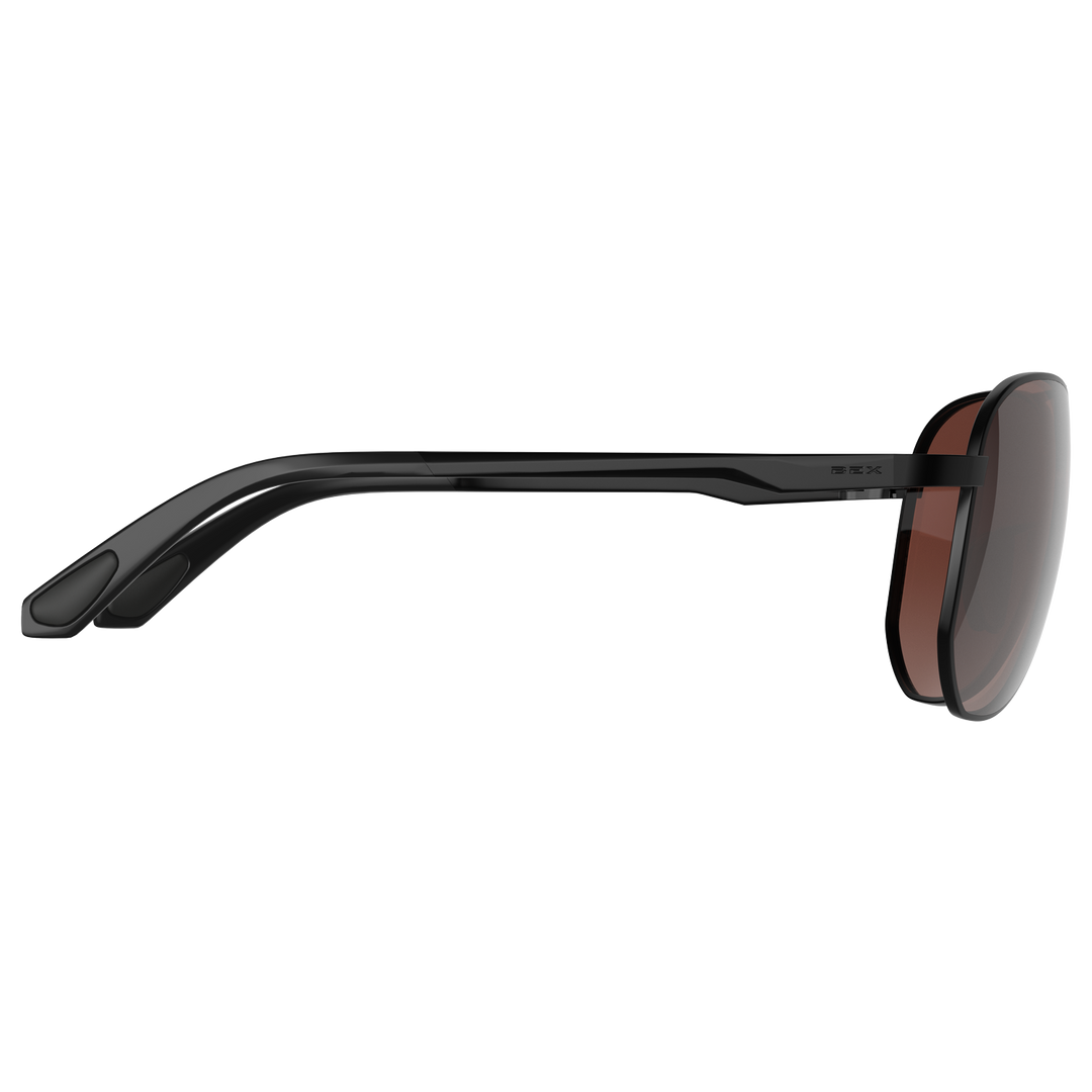 Sunglasses Welvis S128BKBRSL Black Brown Silver#color_black-brown-silver