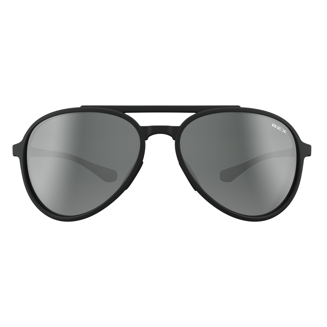 Sunglasses Wesley Lite S124BKGYSL Black Gray Silver-Silver#color_black-gray-silver