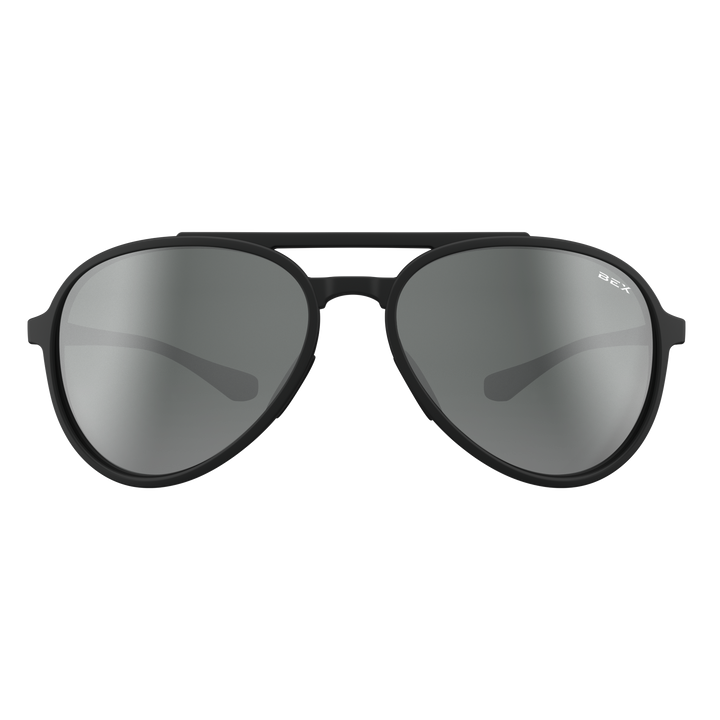 Sunglasses Wesley Lite S124BKGYSL Black Gray Silver-Silver#color_black-gray-silver
