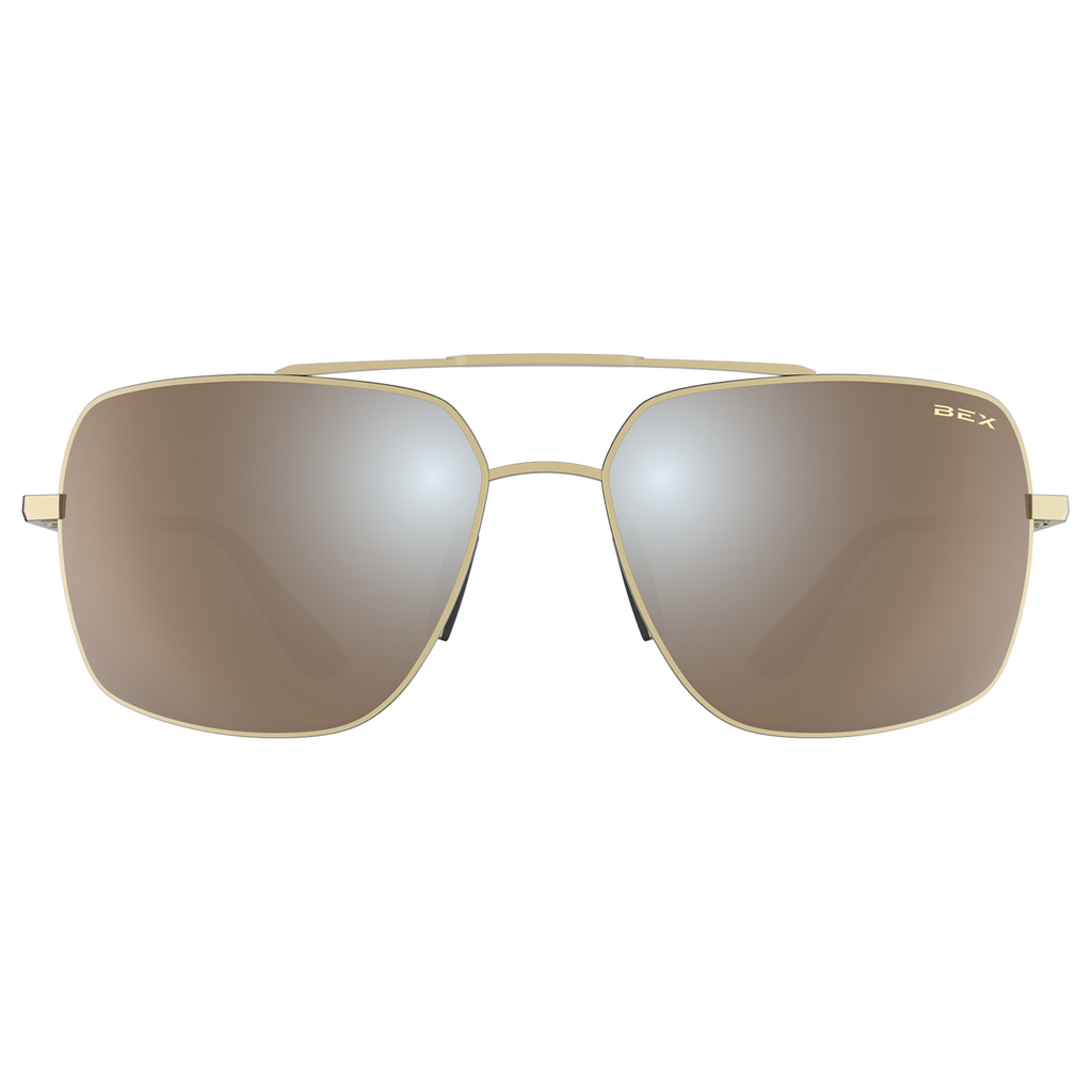 Sunglasses Wing S116MGBS Matte Gold Brown 2