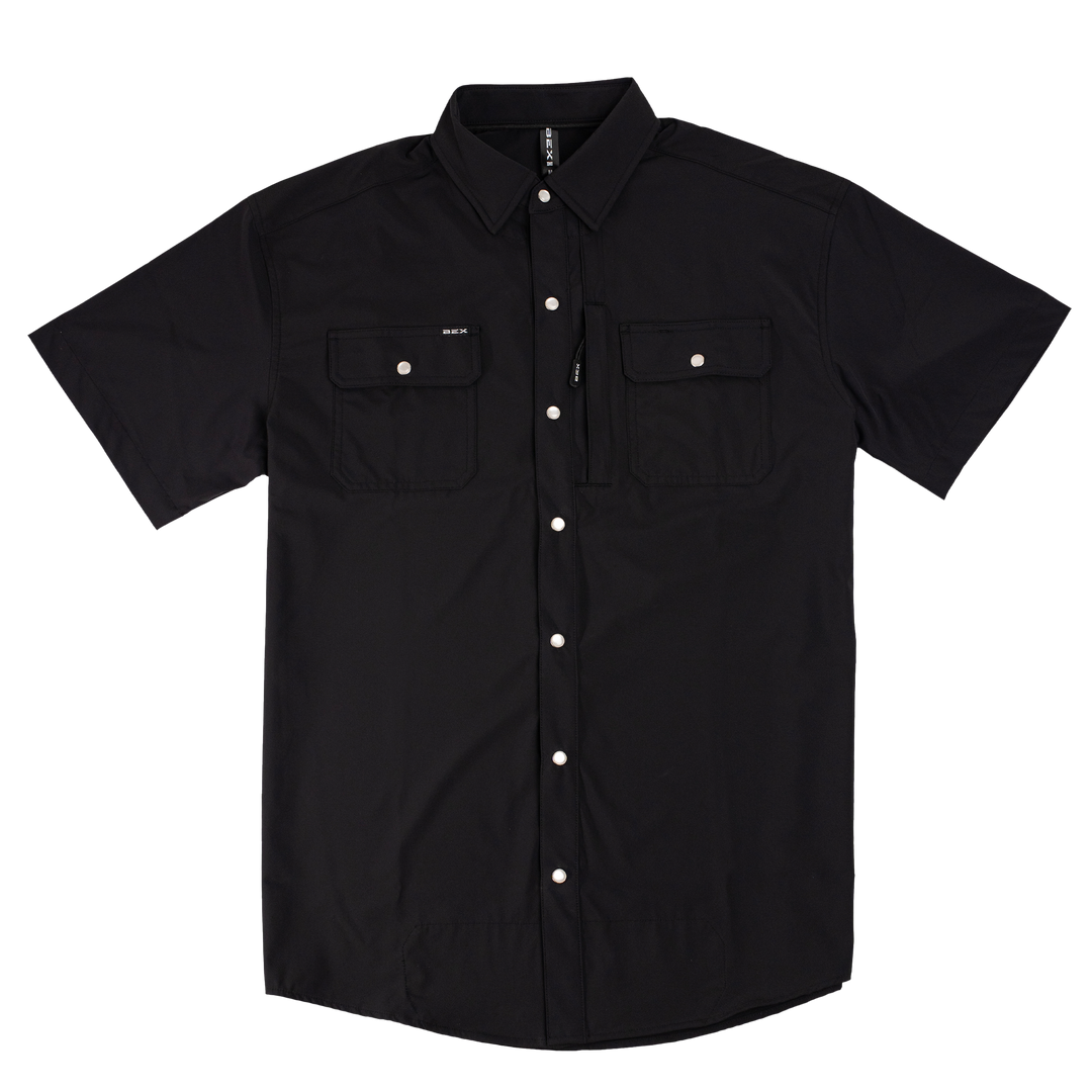 VERSA SHORT SLEEVE SHIRT (BLACK)