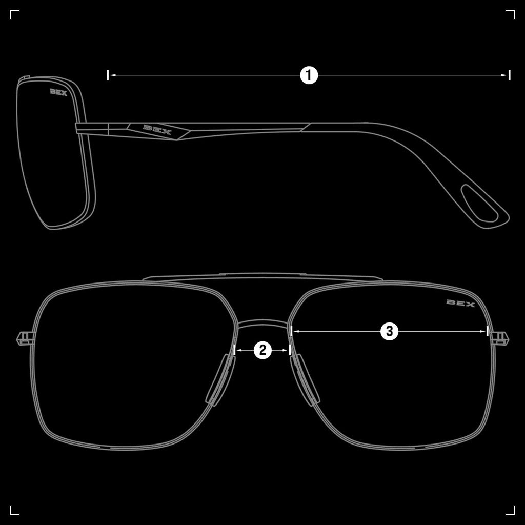 BEX Polarized Aviator Sunglasses – BEX® Sunglasses